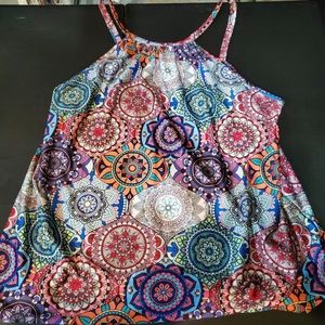Summer paisley print top